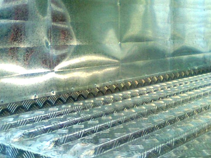 Piso diamantado antideslizante